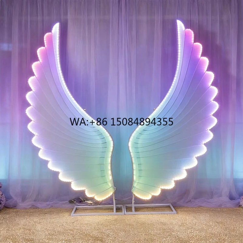 Wedding Led - Leuchtende Engelsflügel Lichtrequisiten Farbige Fantasy LED-Flügel