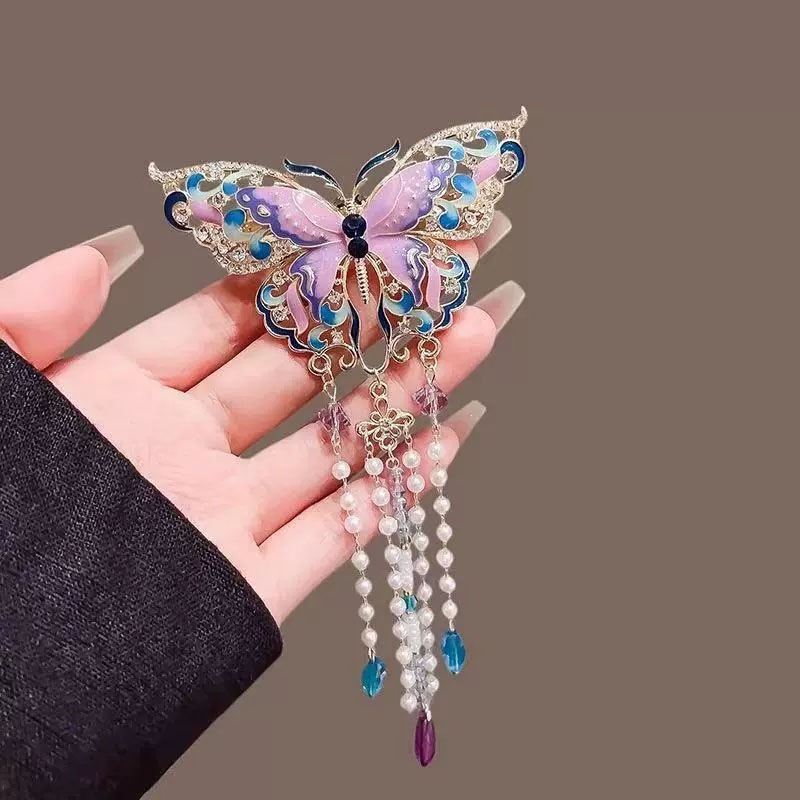 Suit Supply Wedding Party - Schmetterlingsbroschen für Frauen, elegante Emaille-Insekten-Anstecknadeln für