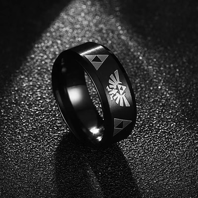 Wedding Zone - Mode Anime Triforce Dreieck Band Ring