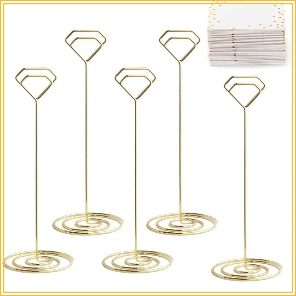 Place Card Holder - 12 Stück Einzigartige Tischnummernhalter mit 14