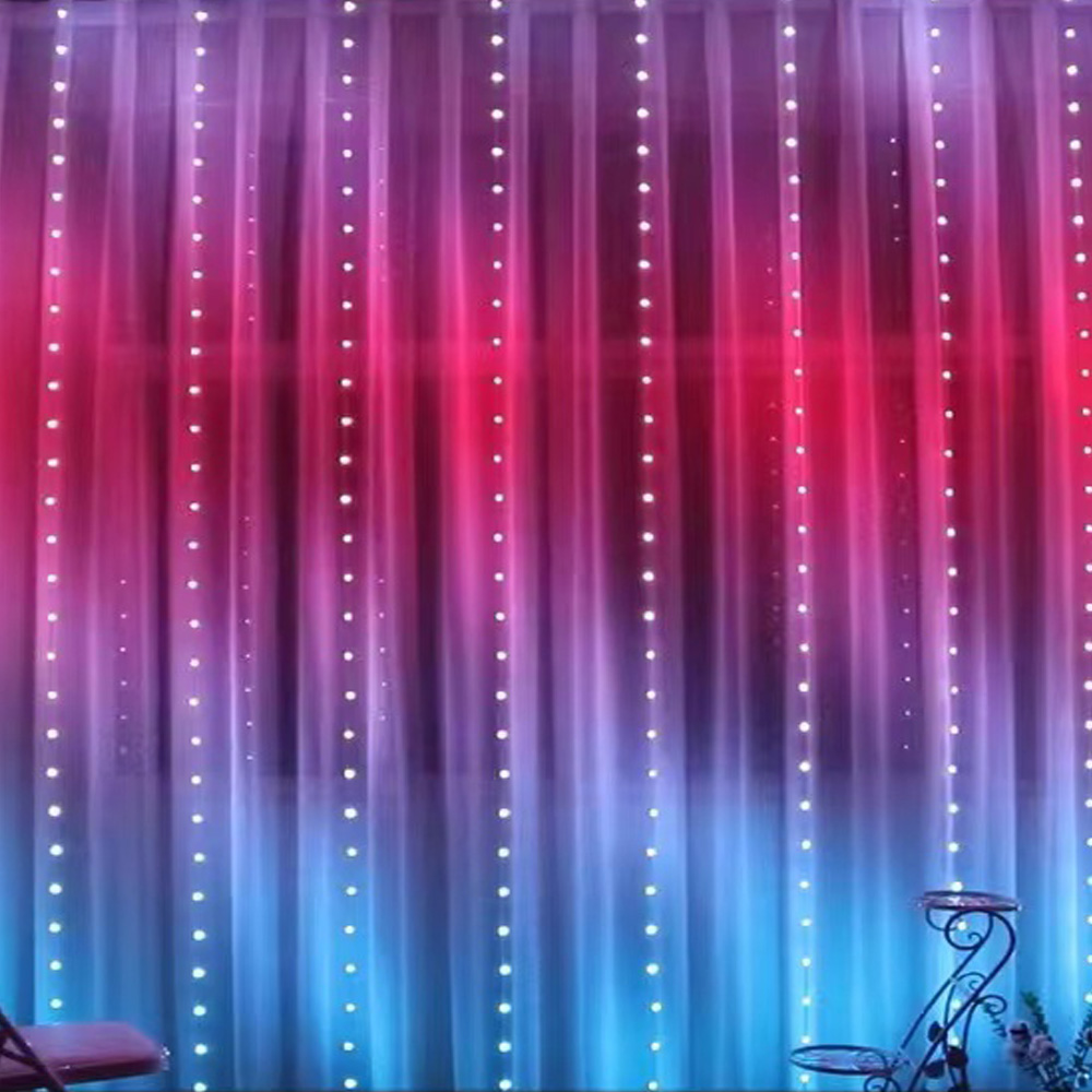 Wedding Led - 3M RGB Smart LED Vorhang Lichter