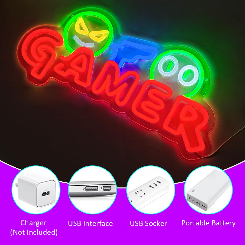 Gamer Neon-Schild LED-Wandleuc – Wedding Led Bewertung und Preis