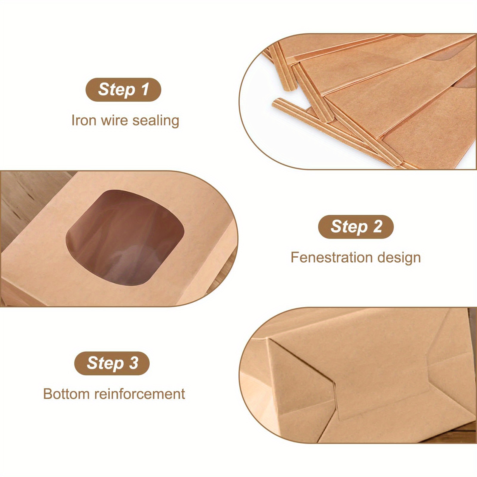 30 braune Papiertüten mit Sich – Wedding Supply Company Bewertung und Preis