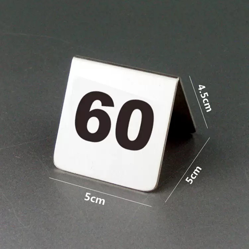 Doppelseitige Tischnummern aus – Table Number Gold Bewertung und Preis