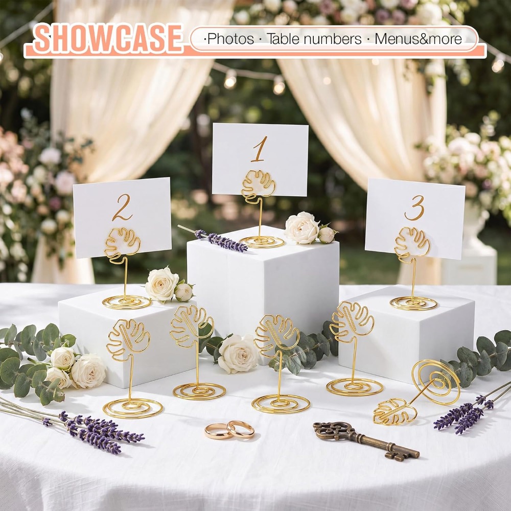24 Stück Sommer Gold Monstera- – Place Card Holder Bewertung und Preis