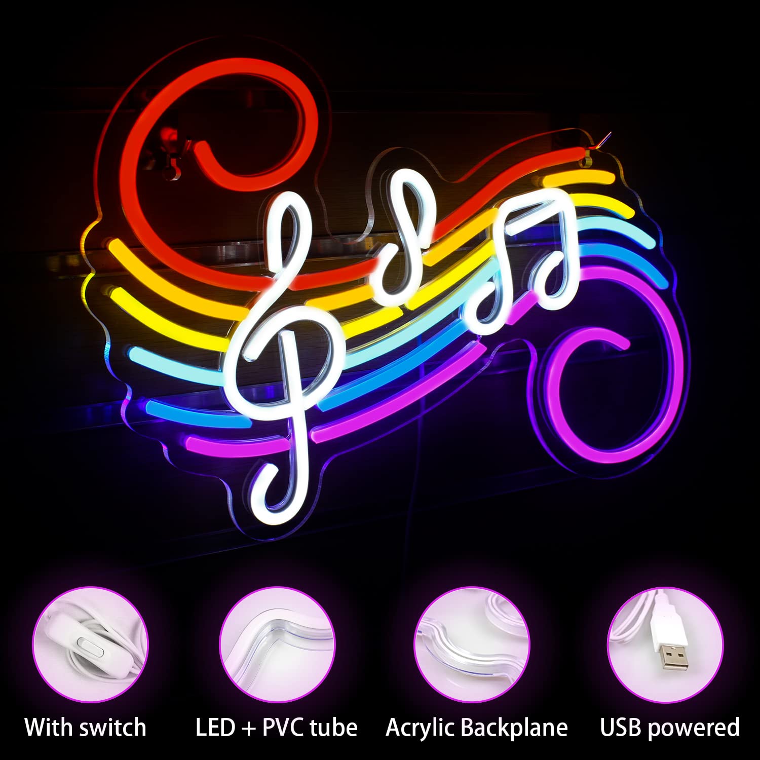 Musiknoten Neonschild Anpassba – Wedding Led Bewertung und Preis
