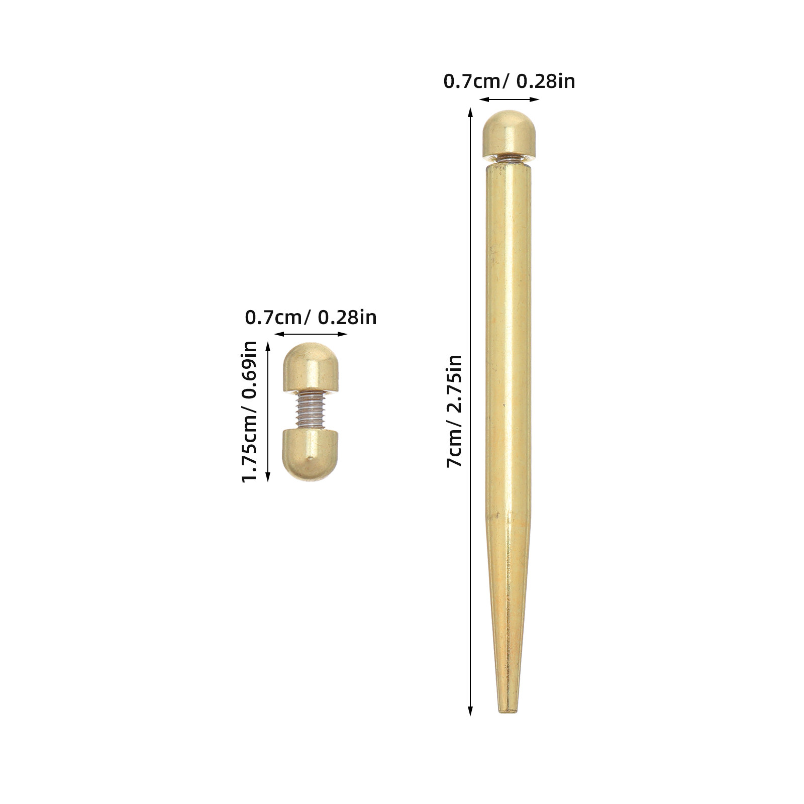 12 Stück Wandmontage-Abstandss – Table Number Gold Bewertung und Preis