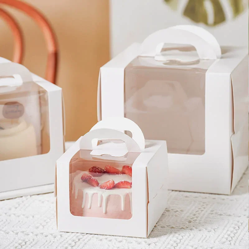 10 stücke Weiße Kuchen Box mit – Wedding Cake Supply Bewertung und Preis
