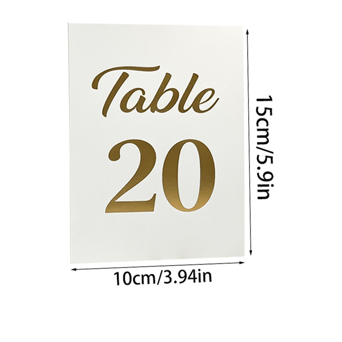 1 Set Goldfolie Hochzeitstisch – Table Number Gold Bewertung und Preis
