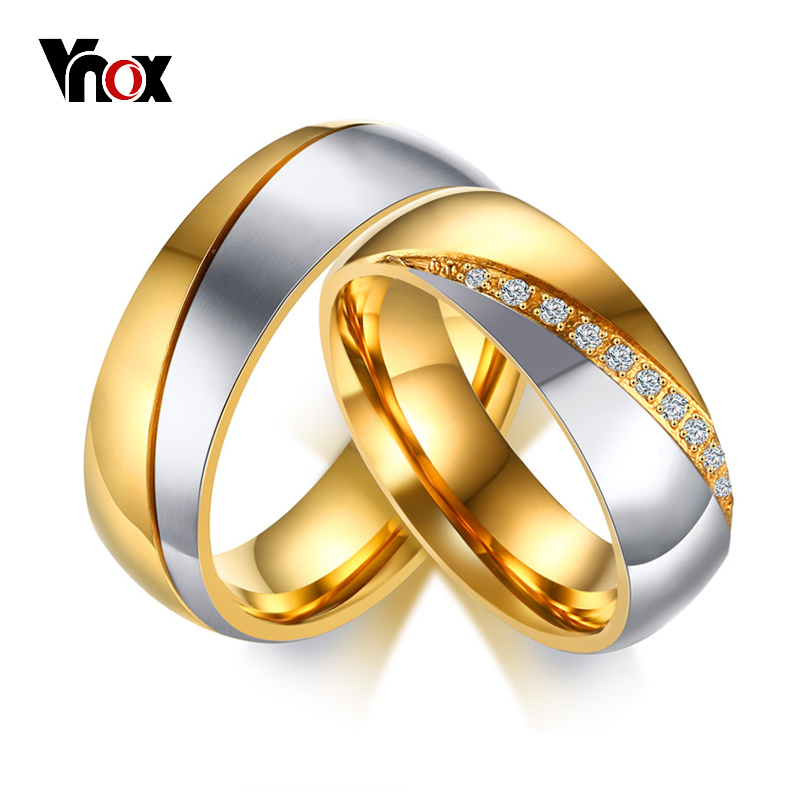 Vnox Temperament Eheringe für  – Wedding Zone Bewertung und Preis