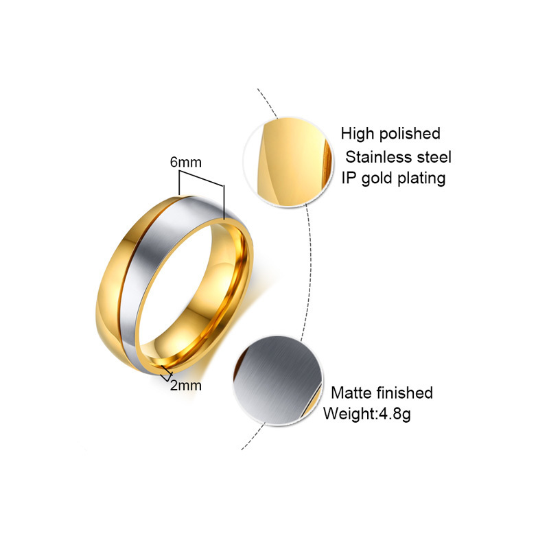 Vnox Temperament Eheringe für  – Wedding Zone Bewertung und Preis