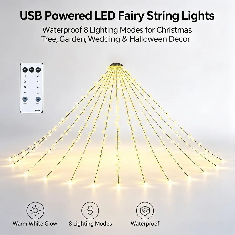 Wasserdichte USB-LED-Lichterke – Wedding Led Bewertung und Preis