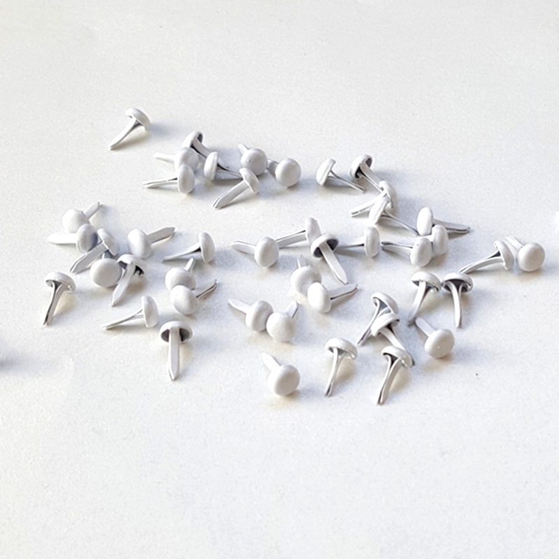 500 stücke 4,5mm Weiß Metall B – Papercraft Supply Invitation Bewertung und Preis