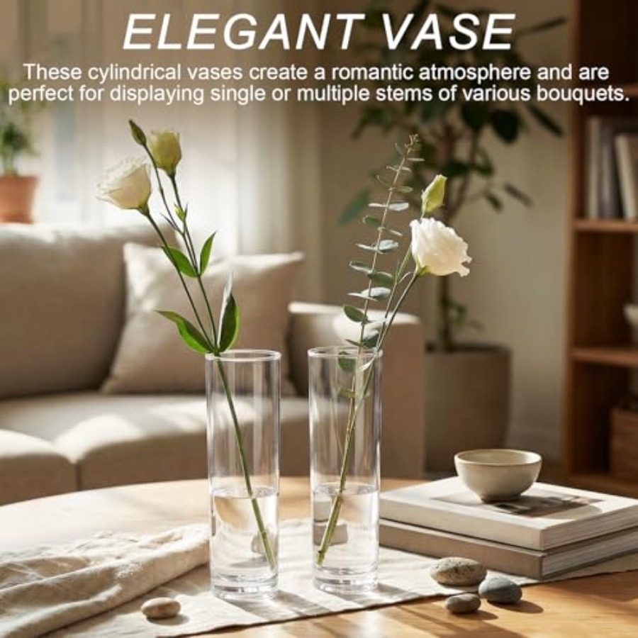 48 Stück Acryl-Zylindervasen f – Centerpiece Vase Tall Bewertung und Preis