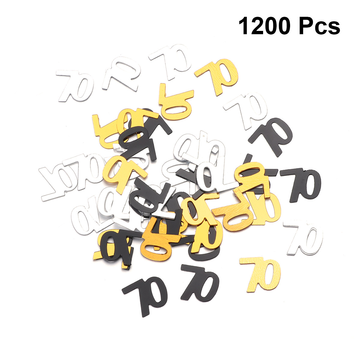 1200 Stück Zahlen-Konfetti Par – Table Number Gold Bewertung und Preis