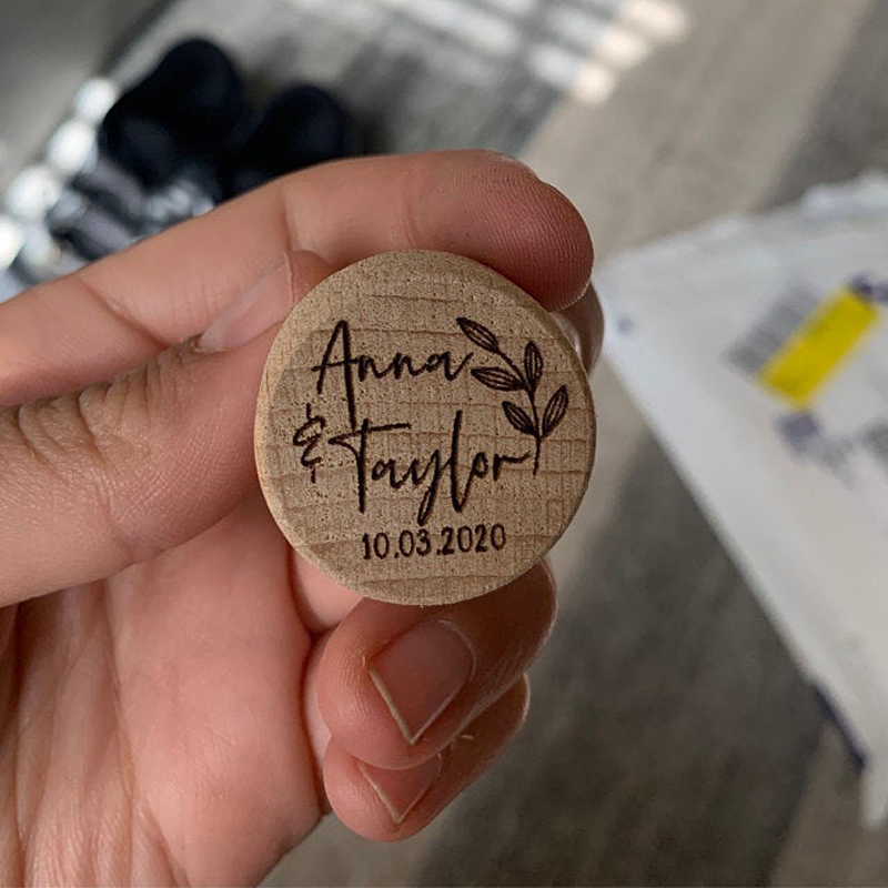 Angepasst Holz Wein Stopfen Ho – Wedding Supply List Bewertung und Preis