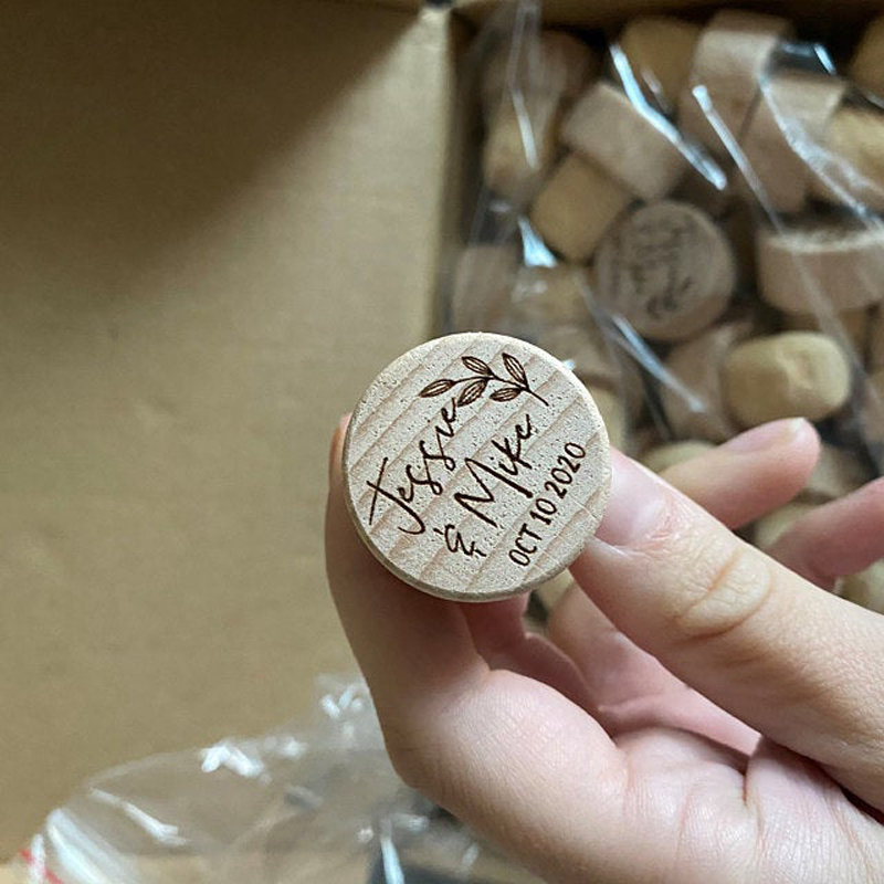 Angepasst Holz Wein Stopfen Ho – Wedding Supply List Bewertung und Preis