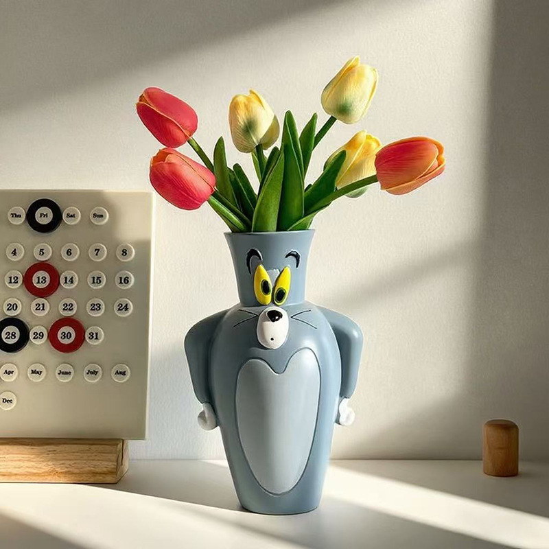 Cartoon Tom und Jerry Neue Vas – Flower Girl Basket Bewertung und Preis