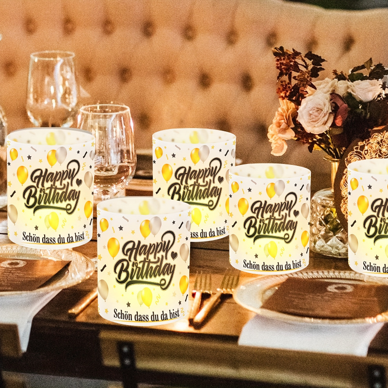 6. Stk. Schwarzgoldene Geburts – Table Number Gold Bewertung und Preis