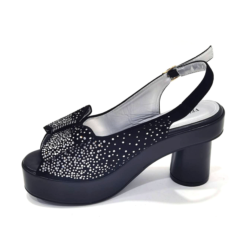 Elegante Schwarze Damen-Sandal – Wedding Packaging Bewertung und Preis